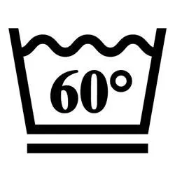 60 fokon kíméletesen mosható